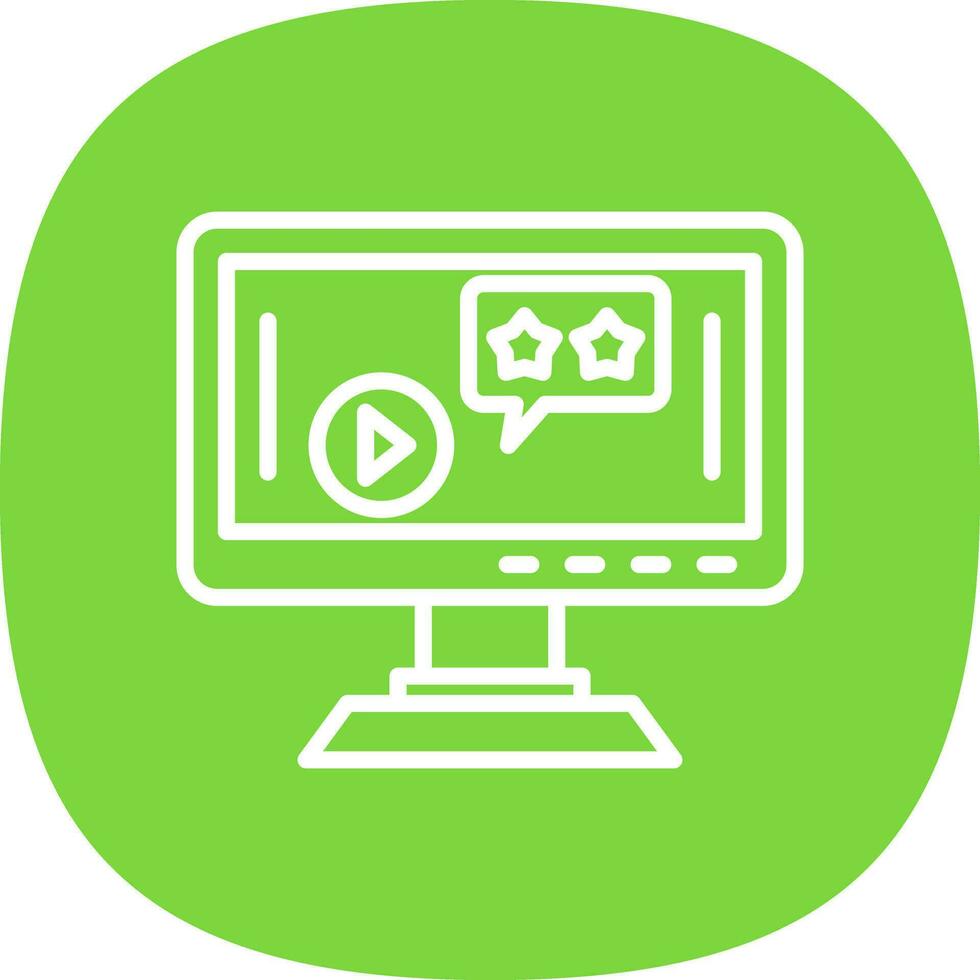 Reviews Vector Icon Design