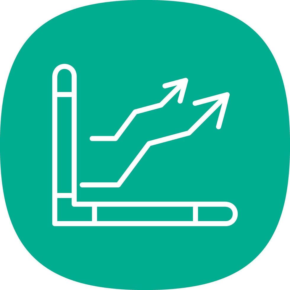 Graph Vector Icon Design