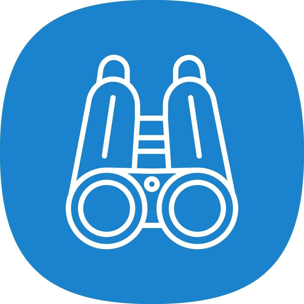 Binoculars Vector Icon Design