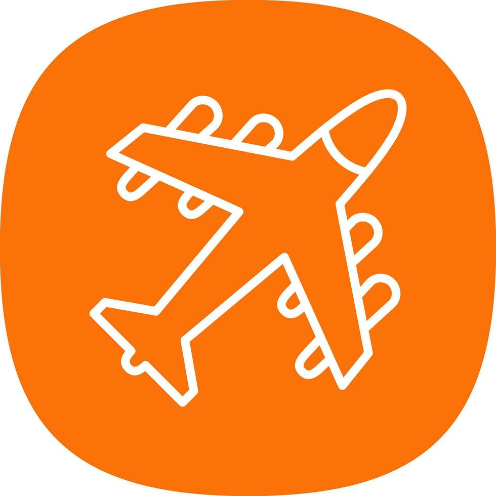 Plane Vector Icon Design