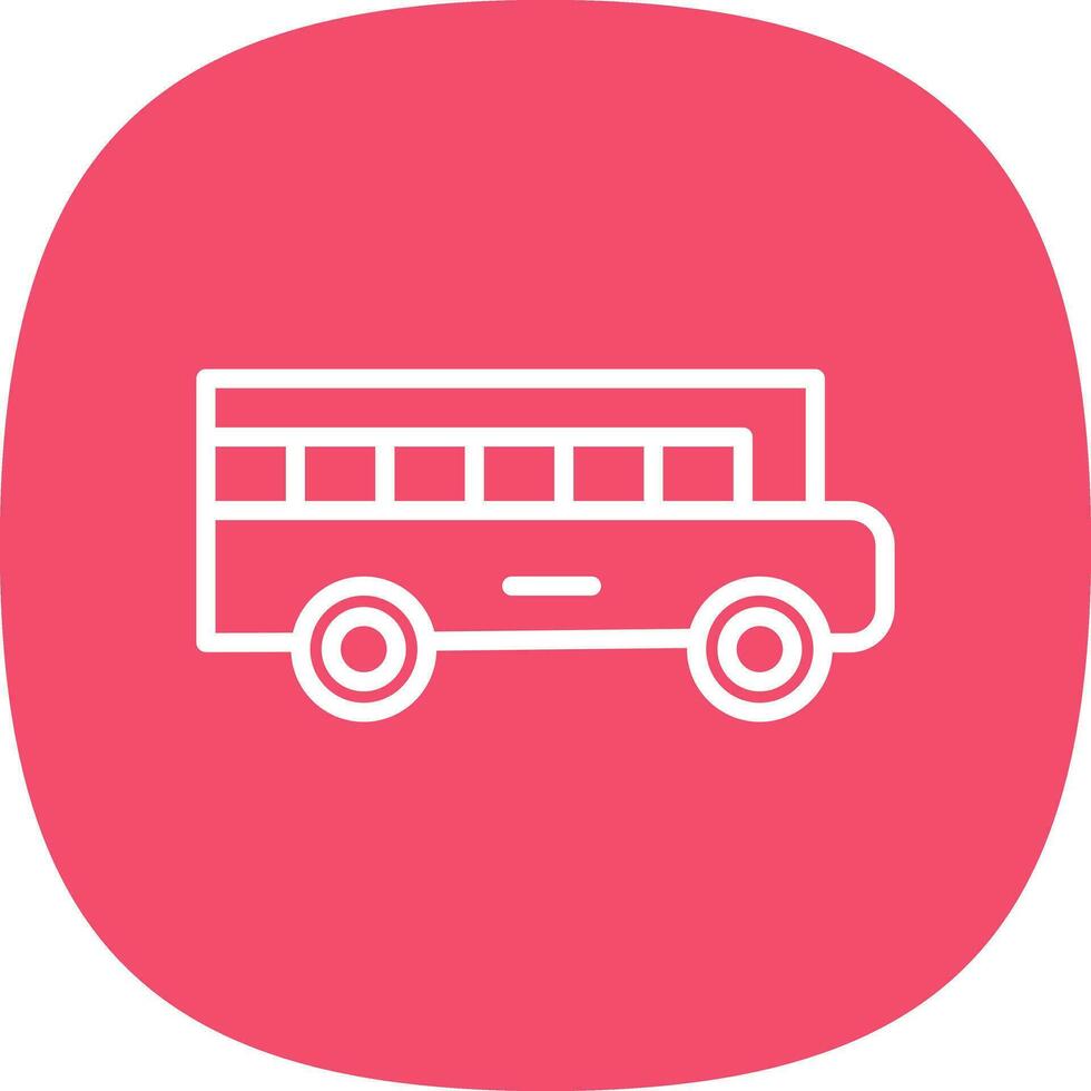 School bus Vector Icon Design