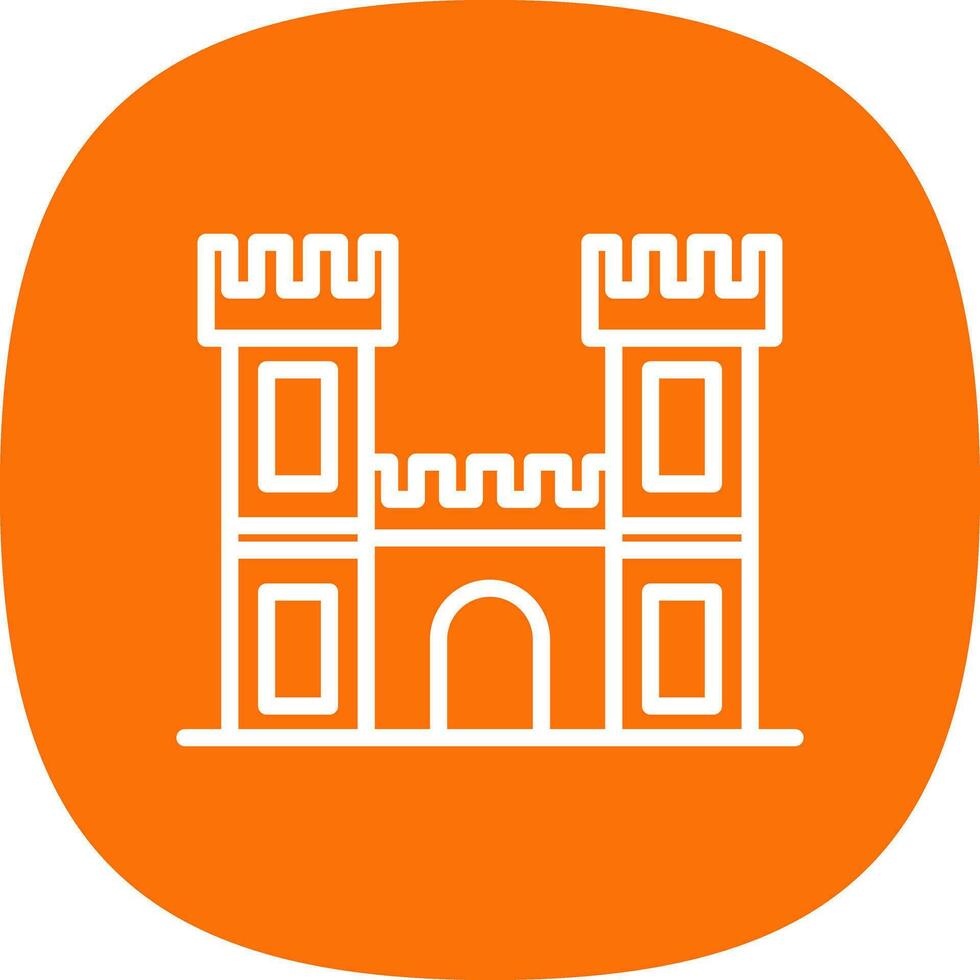 Castle Vector Icon Design