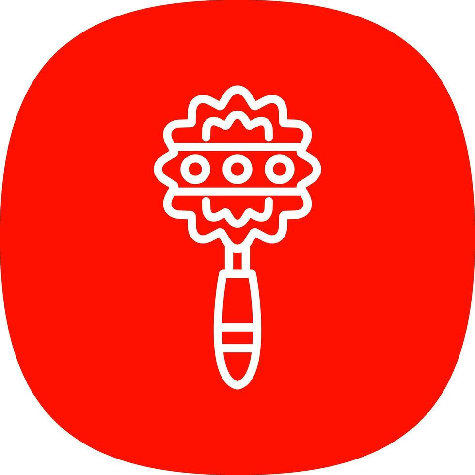 Rattle Vector Icon Design