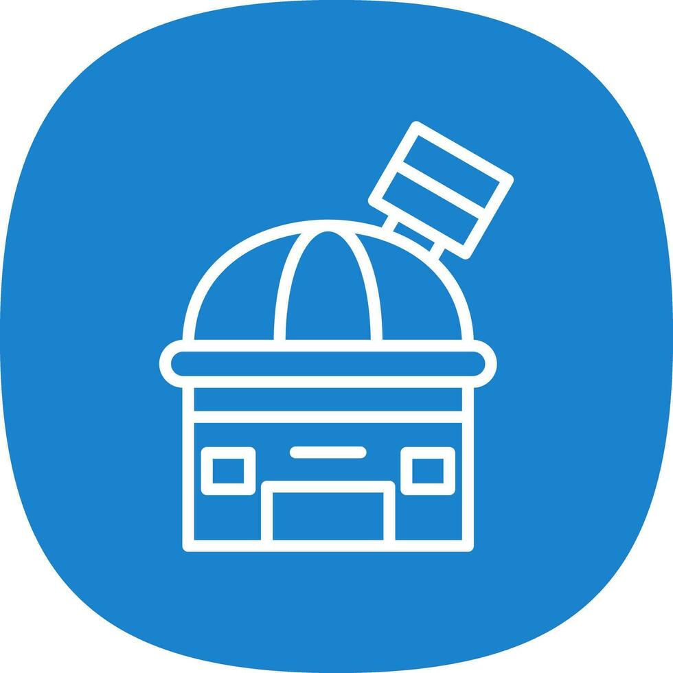 Observatory Vector Icon Design