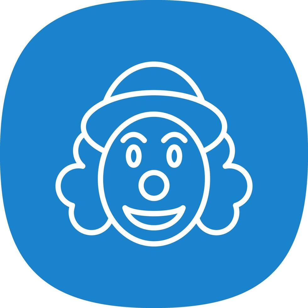 Clown Vector Icon Design