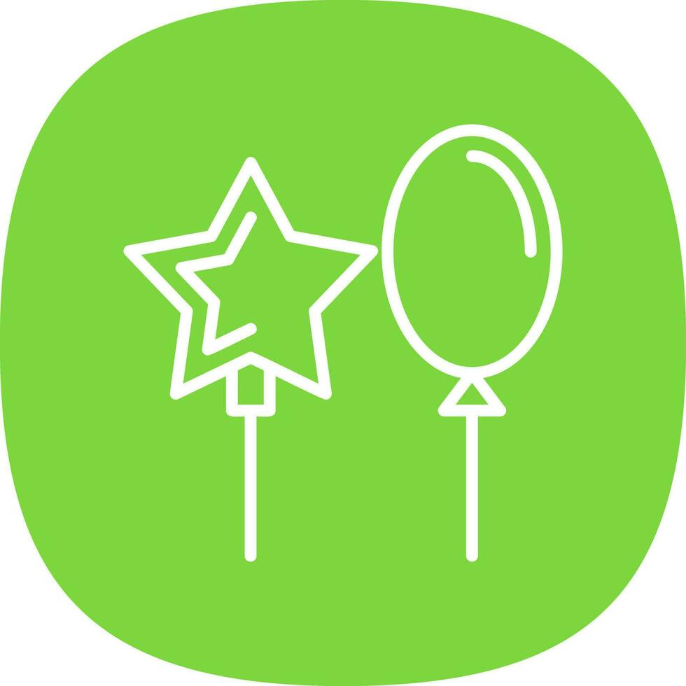Balloons Vector Icon Design