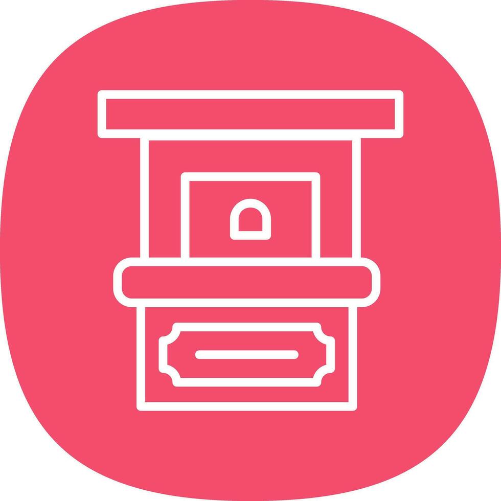 Ticket office Vector Icon Design