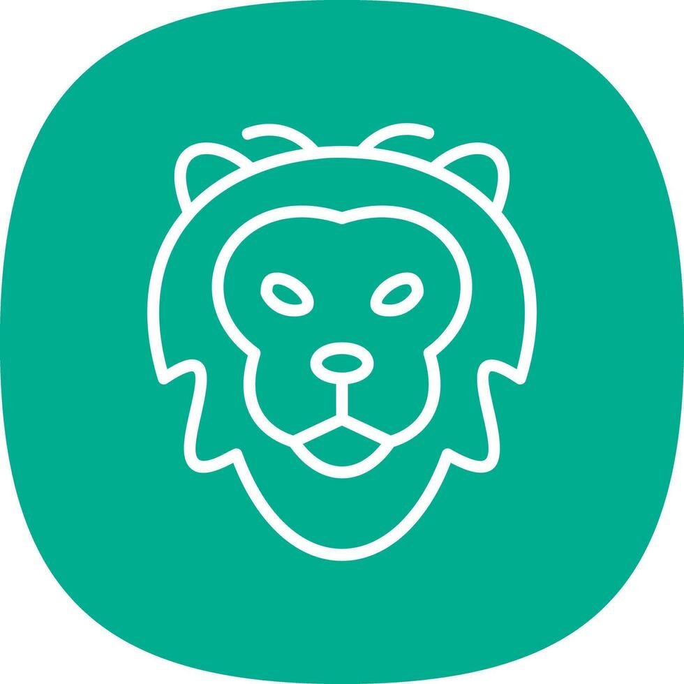 Lion Vector Icon Design