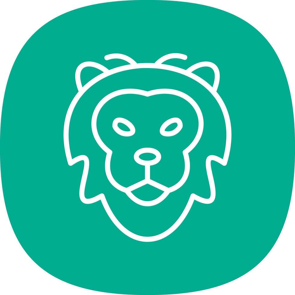 Lion Vector Icon Design