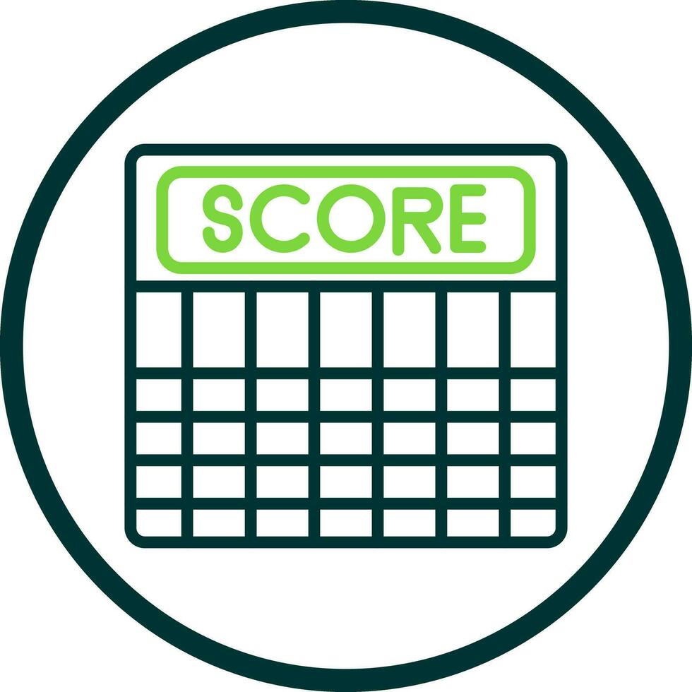 Score Vector Icon Design