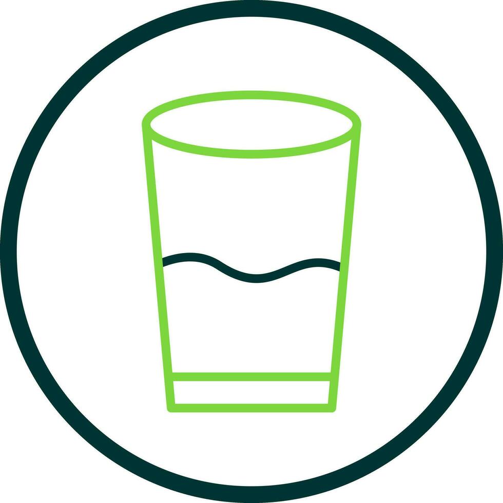 Glass of water Vector Icon Design