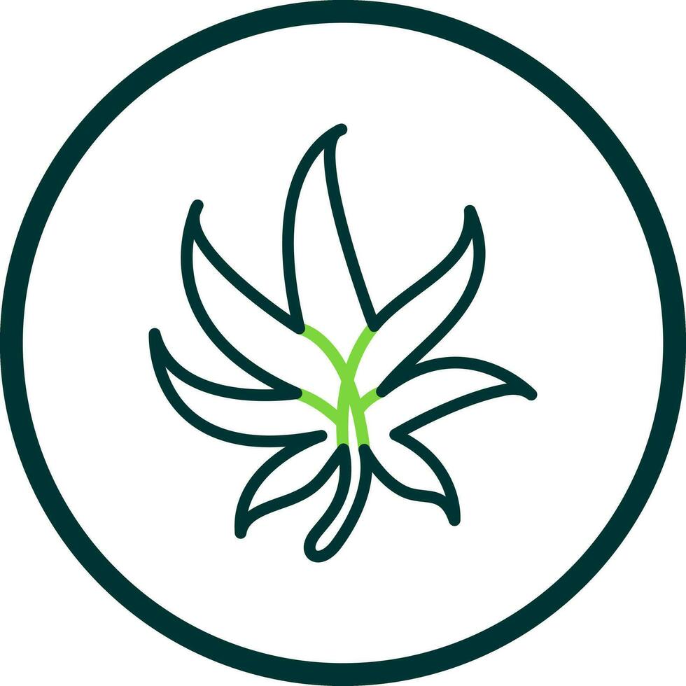 Weed Vector Icon Design