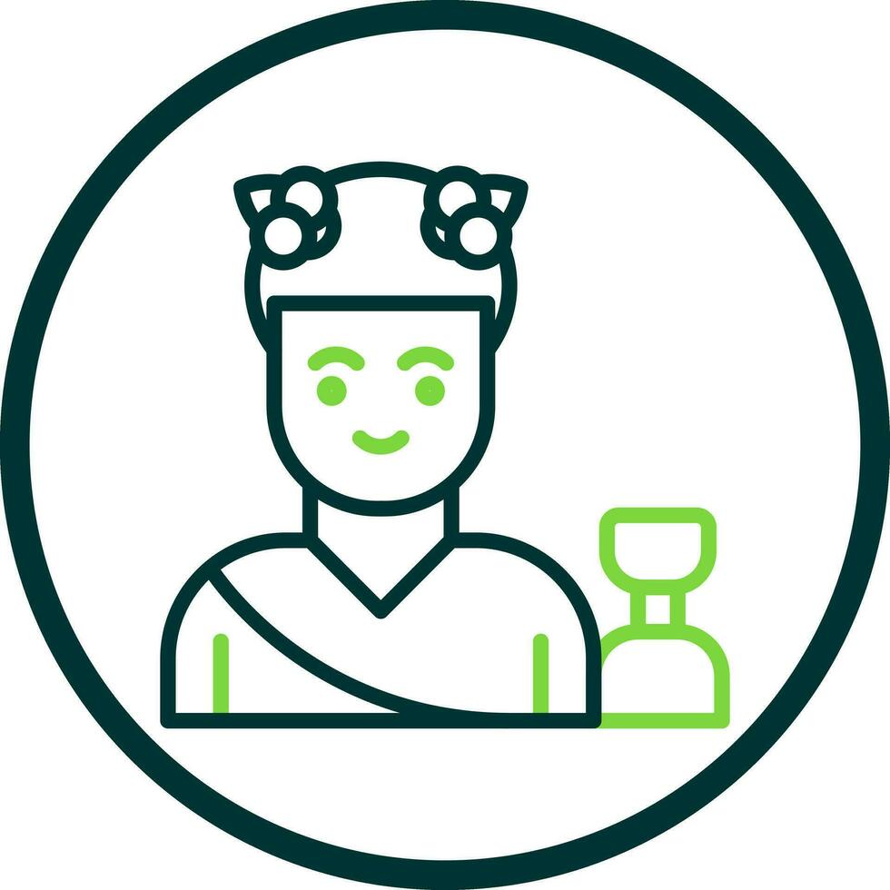Dionysus Vector Icon Design