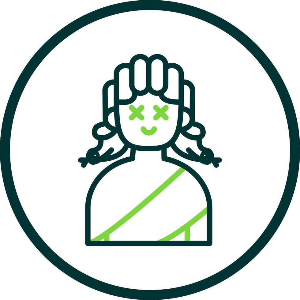Medusa Vector Icon Design