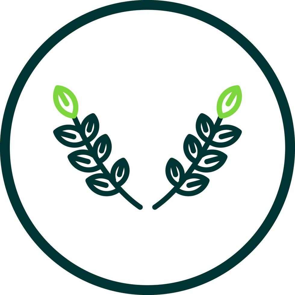Laurel Vector Icon Design