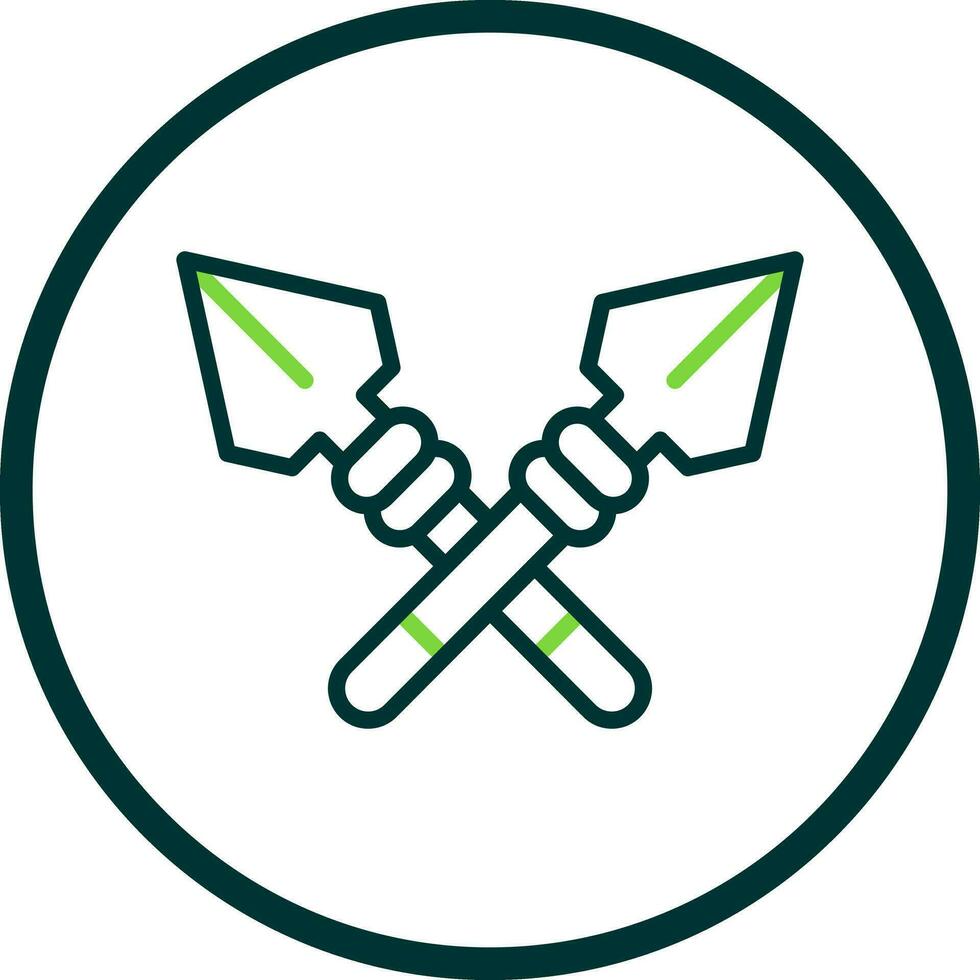 Spear Vector Icon Design