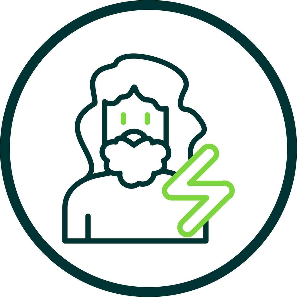 Zeus Vector Icon Design