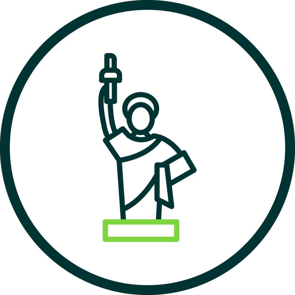 Statue Vector Icon Design