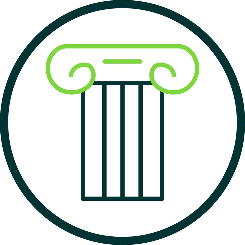 Ancient pillar Vector Icon Design