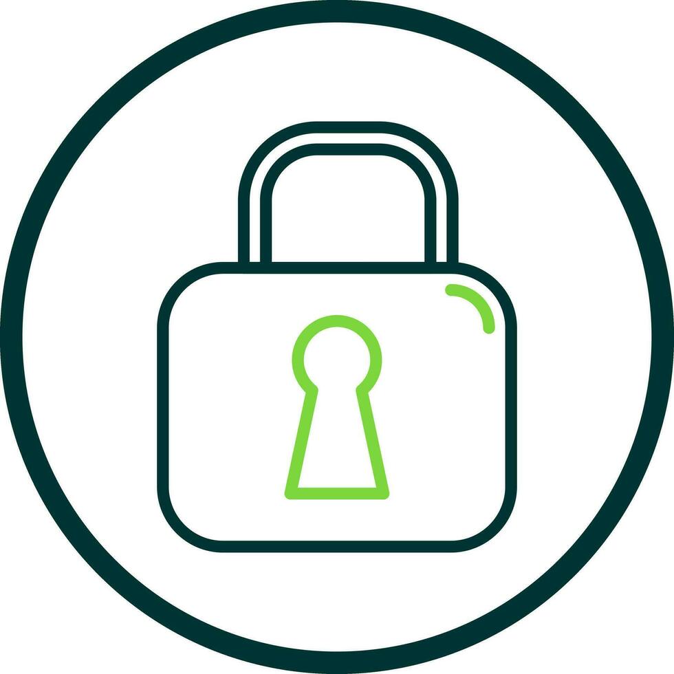 Locked Vector Icon Design