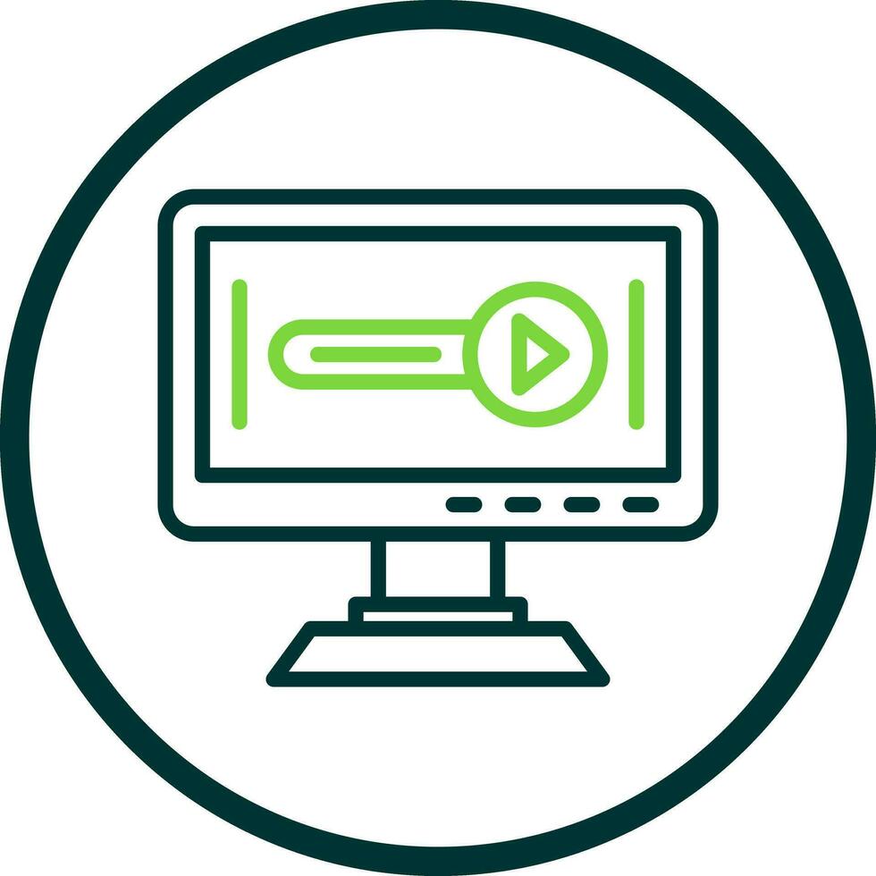Live stream Vector Icon Design
