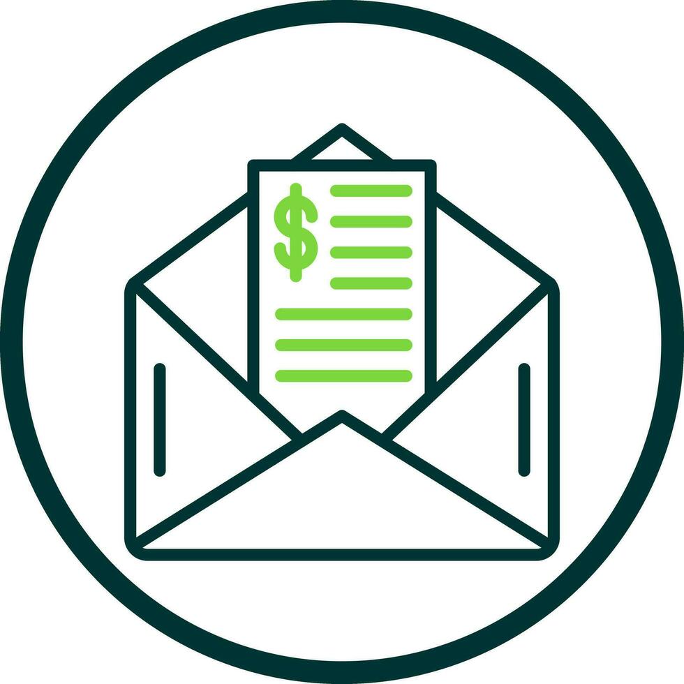 Paycheck Vector Icon Design