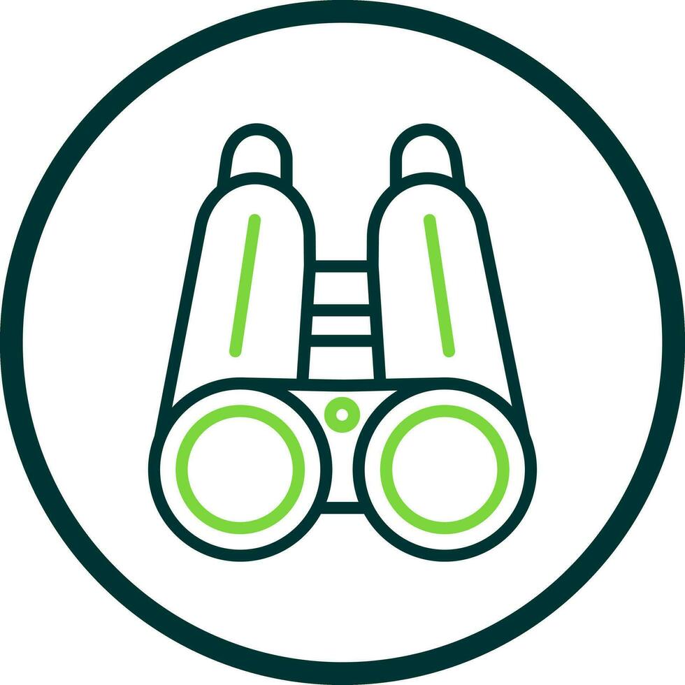 diseño de icono de vector de binoculares