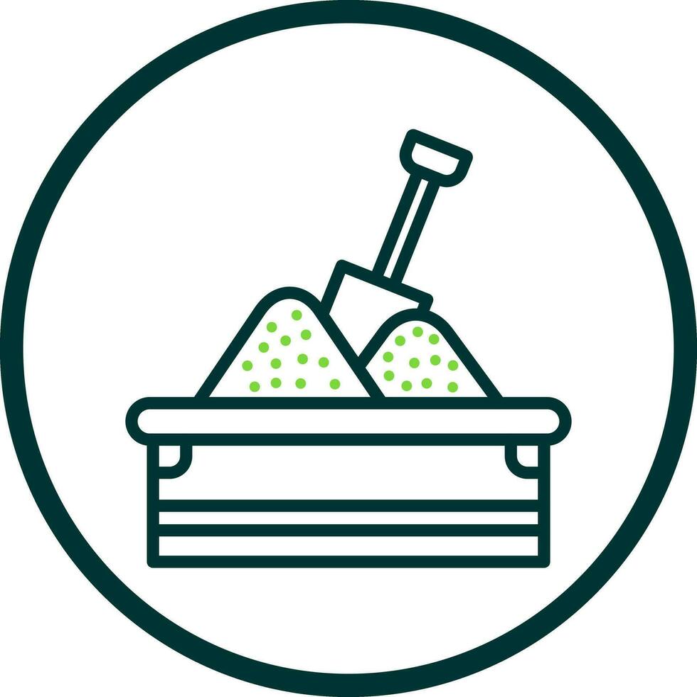 Sandbox Vector Icon Design