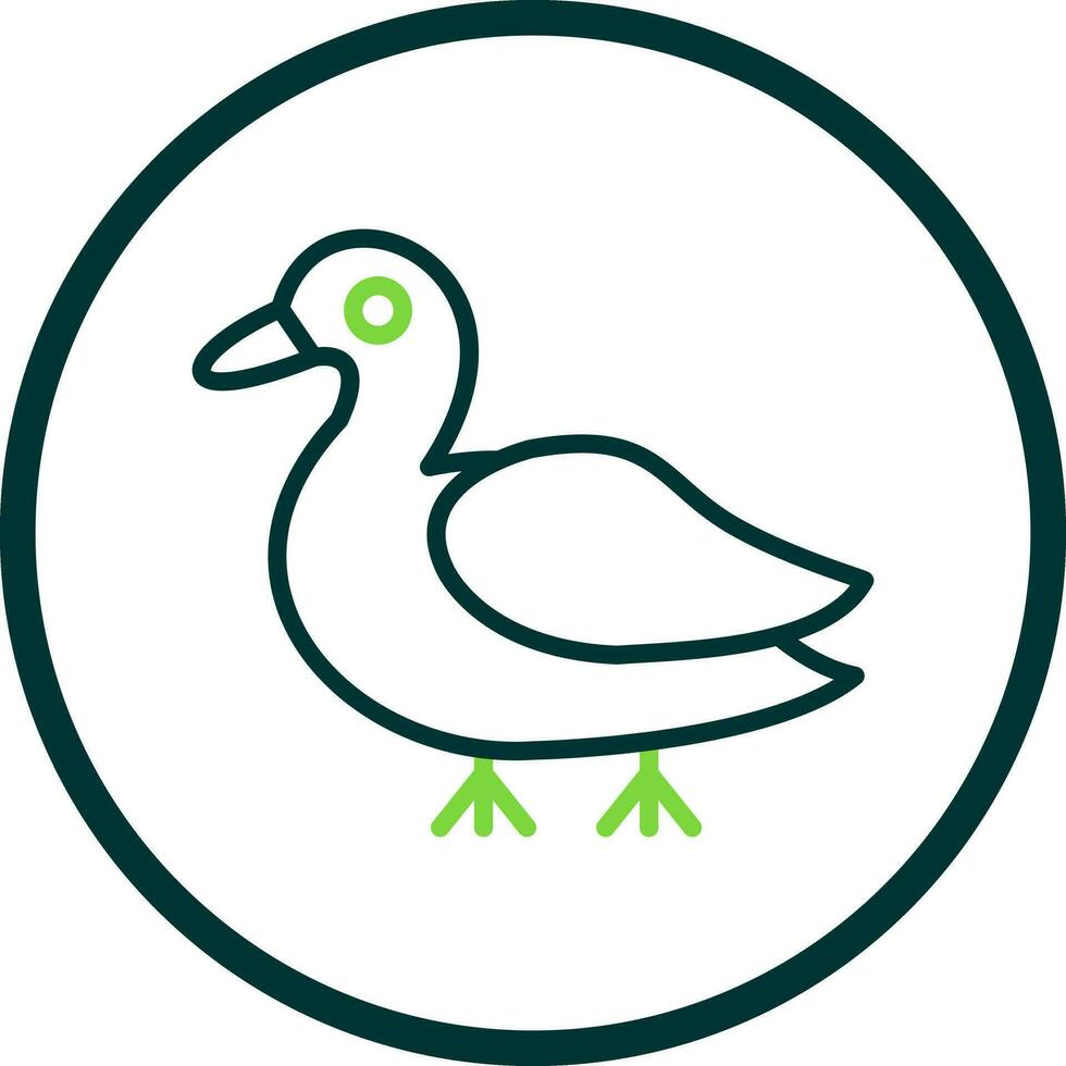 Pato vector icono diseño