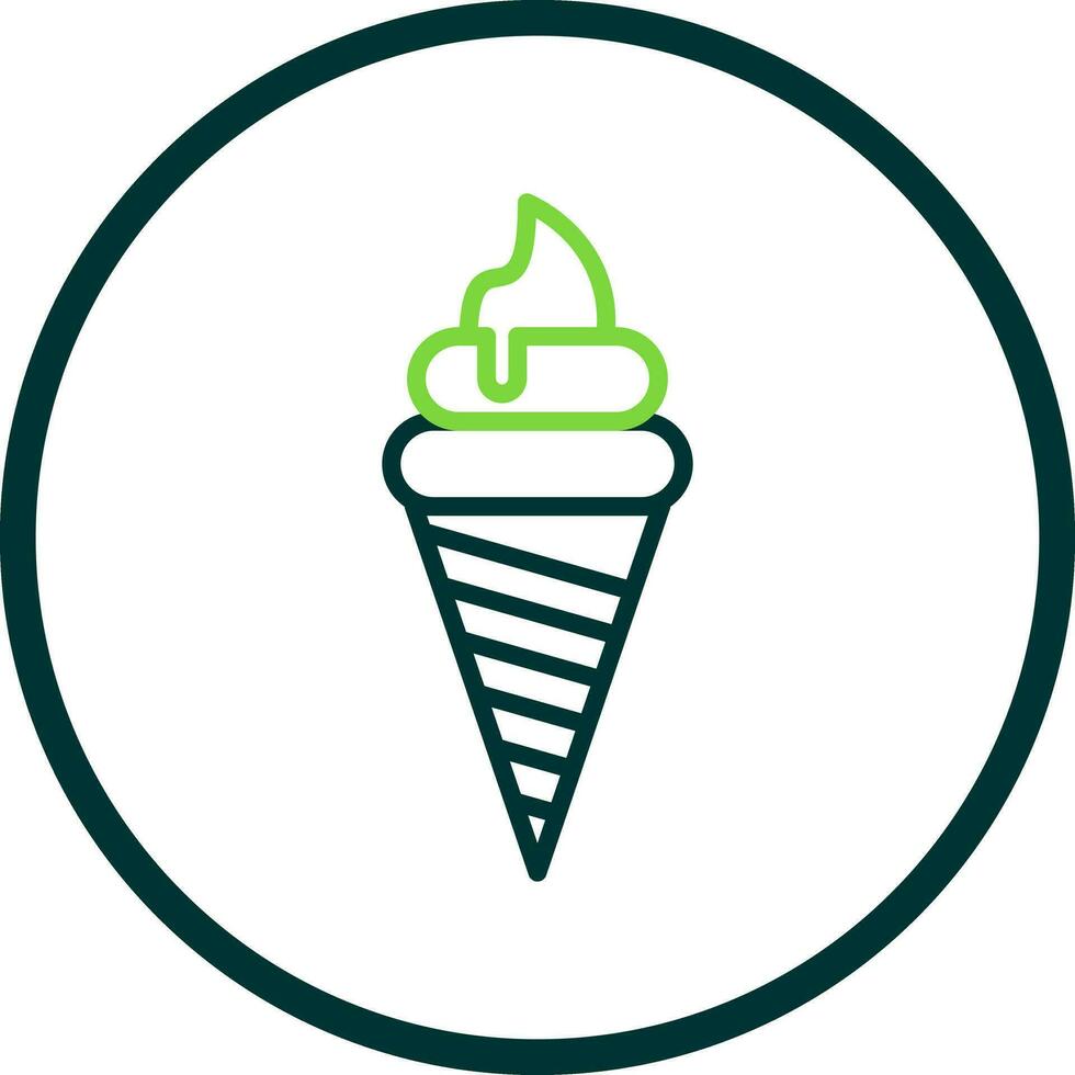 diseño de icono de vector de helado