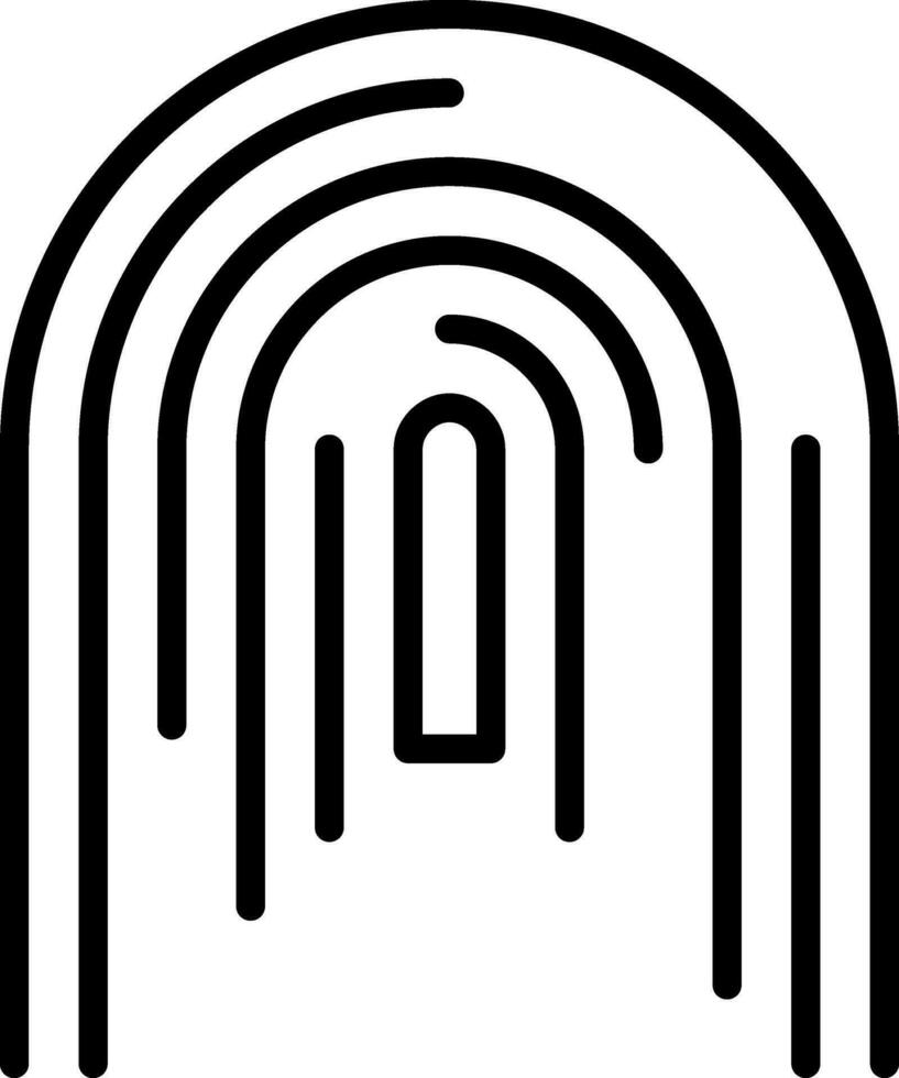 Fingerprint Vector Icon Design