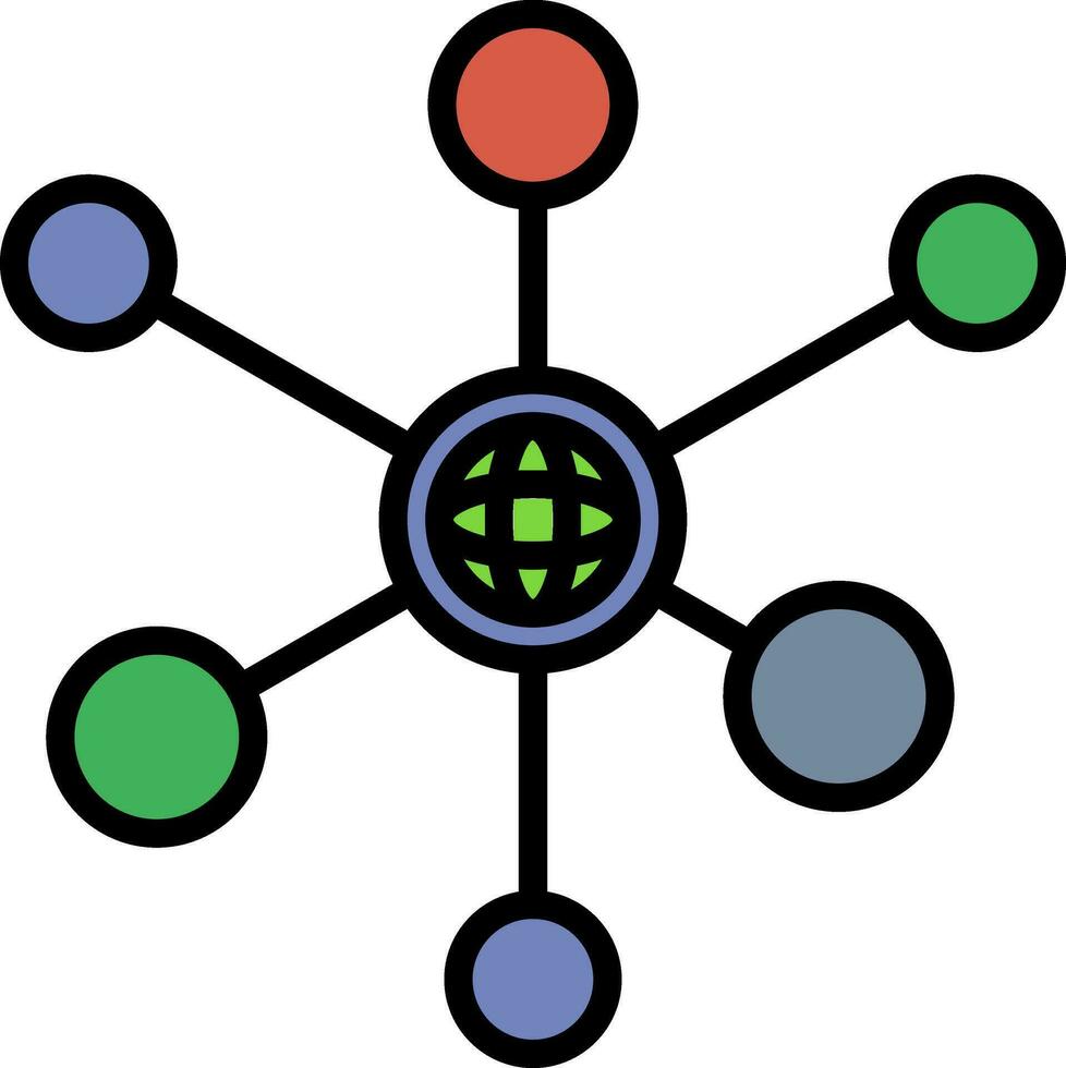 Network Vector Icon Design