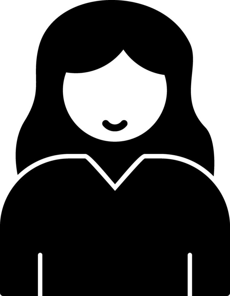 diseño de icono de vector de mujer