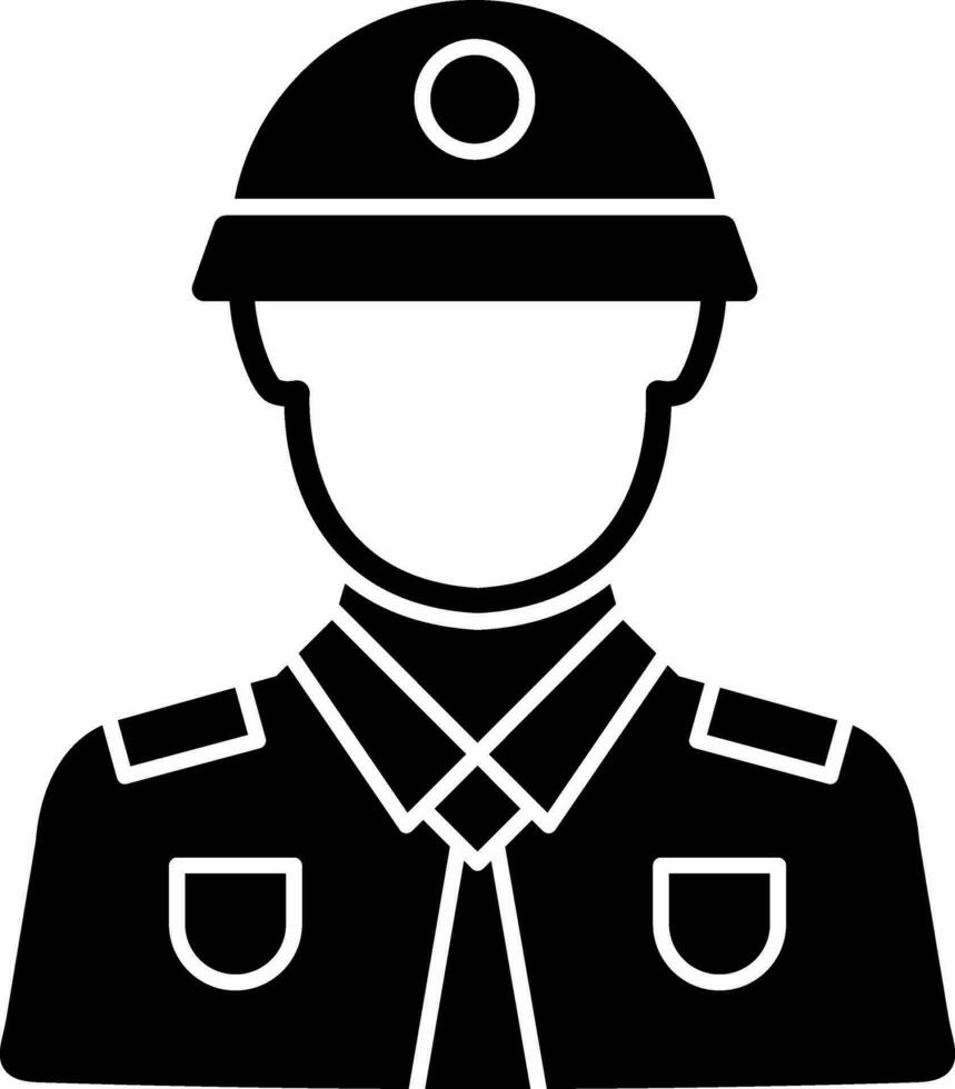 Soldier Vector Icon Design