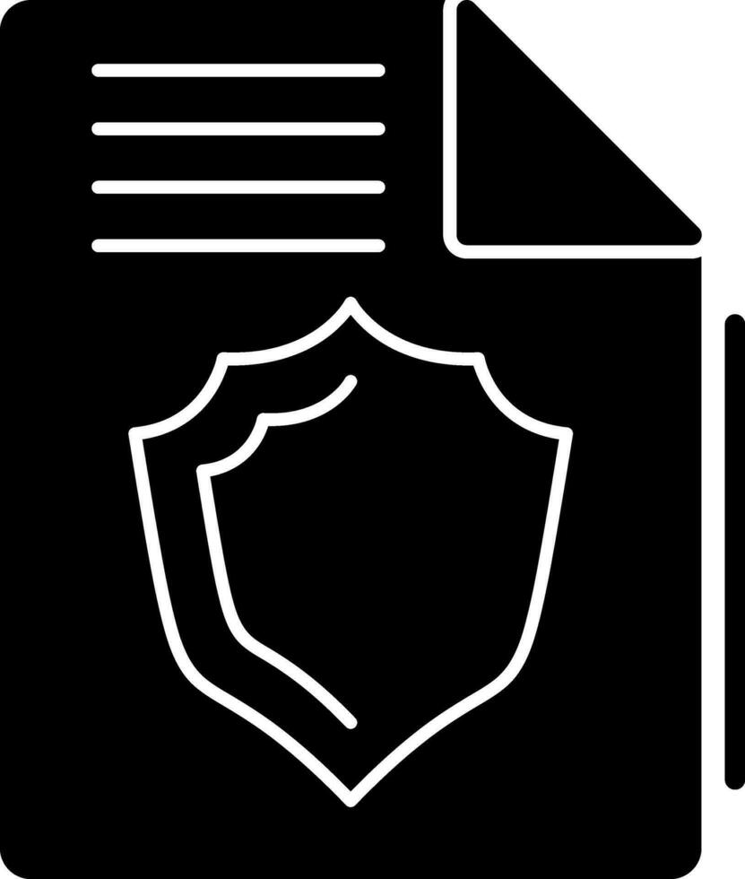 archivo proteccion vector icono diseño