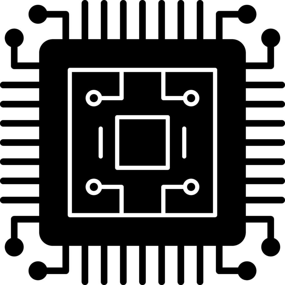 diseño de icono de vector de chip
