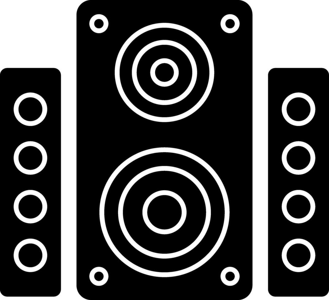 diseño de icono de vector de altavoz