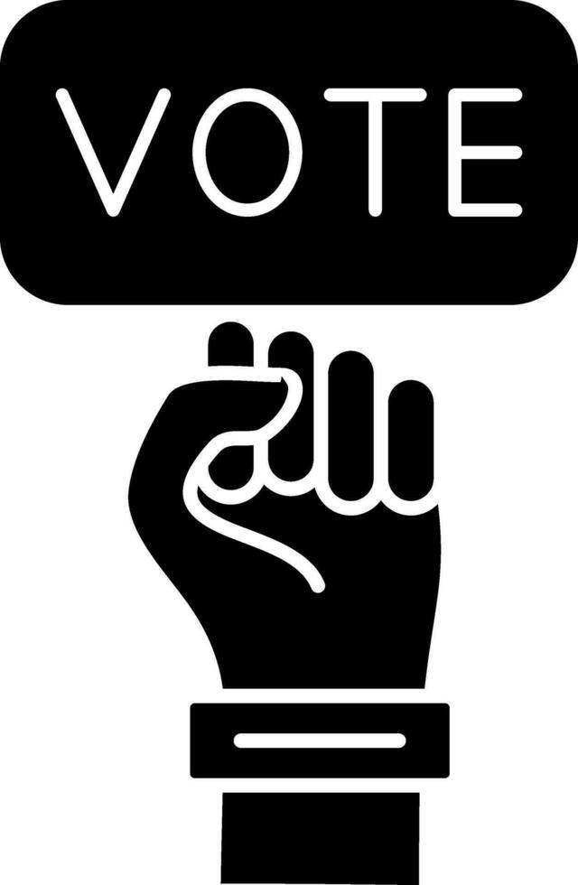 diseño de icono de vector de voto