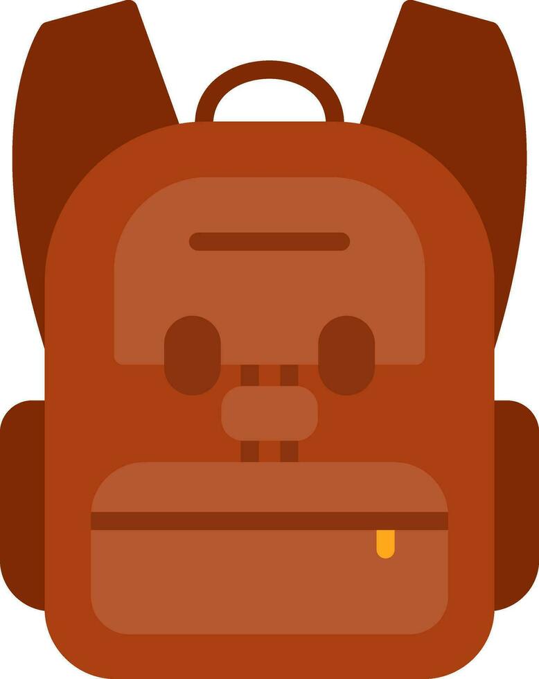 Backpack Vector Icon Design