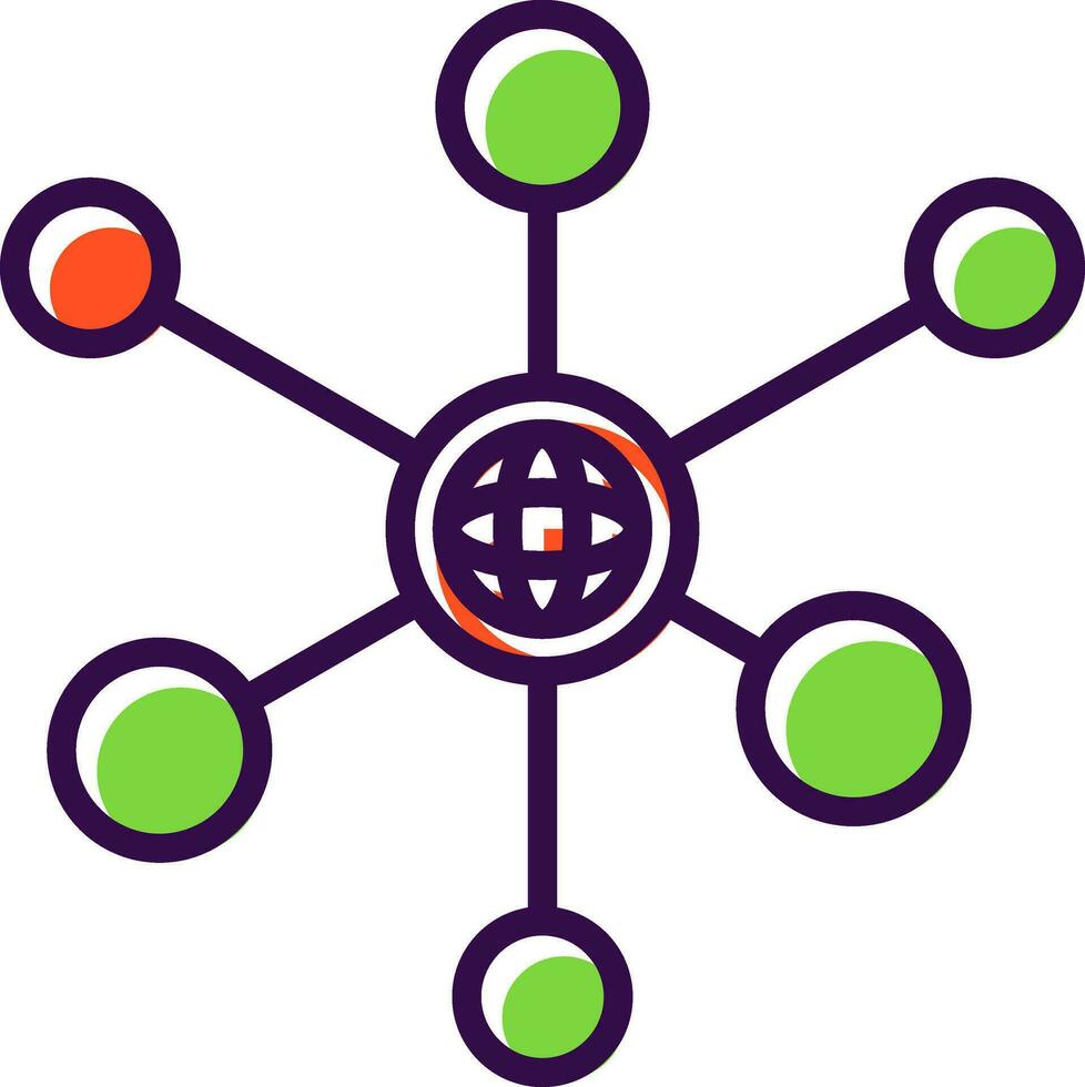 Network Vector Icon Design