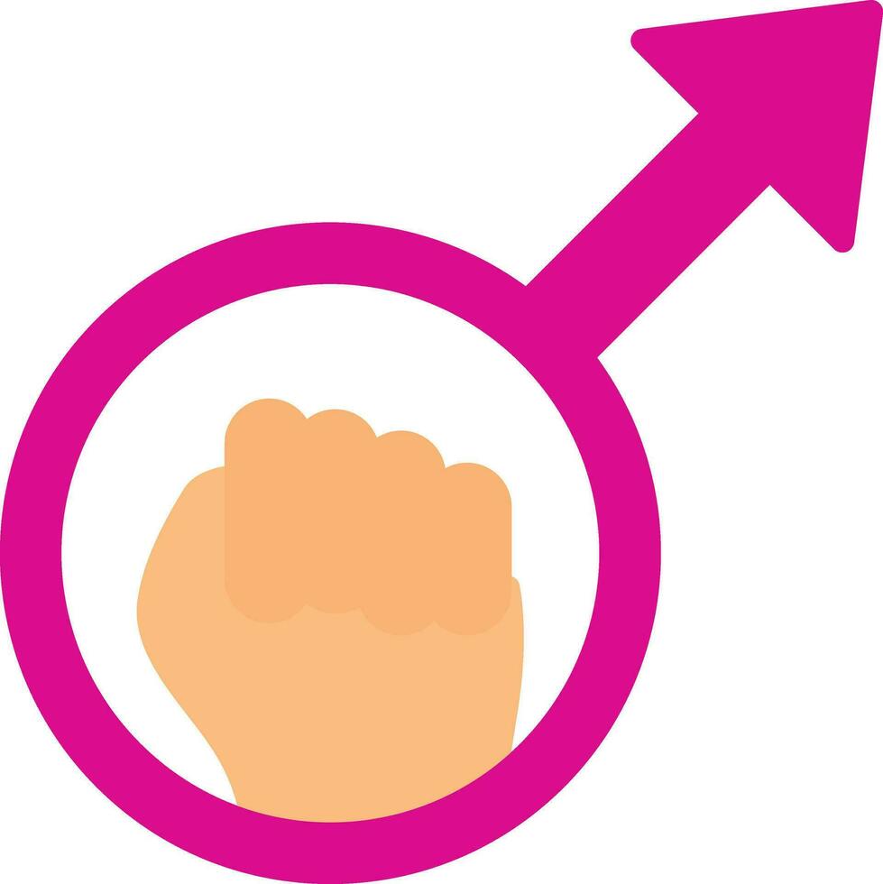 feminismo vector icono diseño