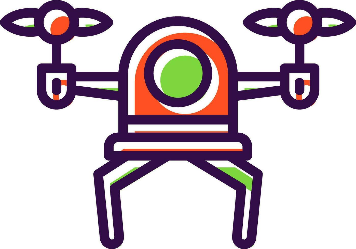 Drone Vector Icon Design