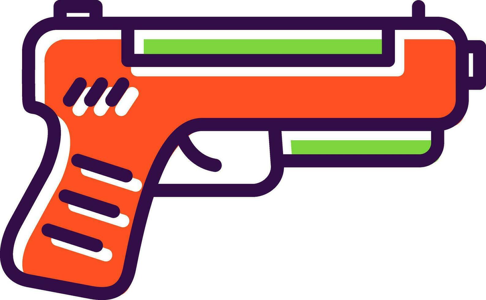 pistola vector icono diseño