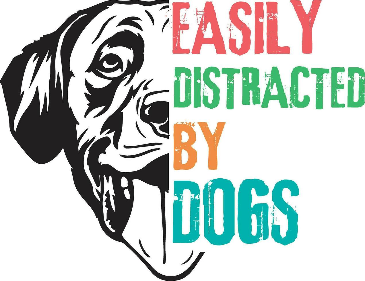 dog t shirt design vector