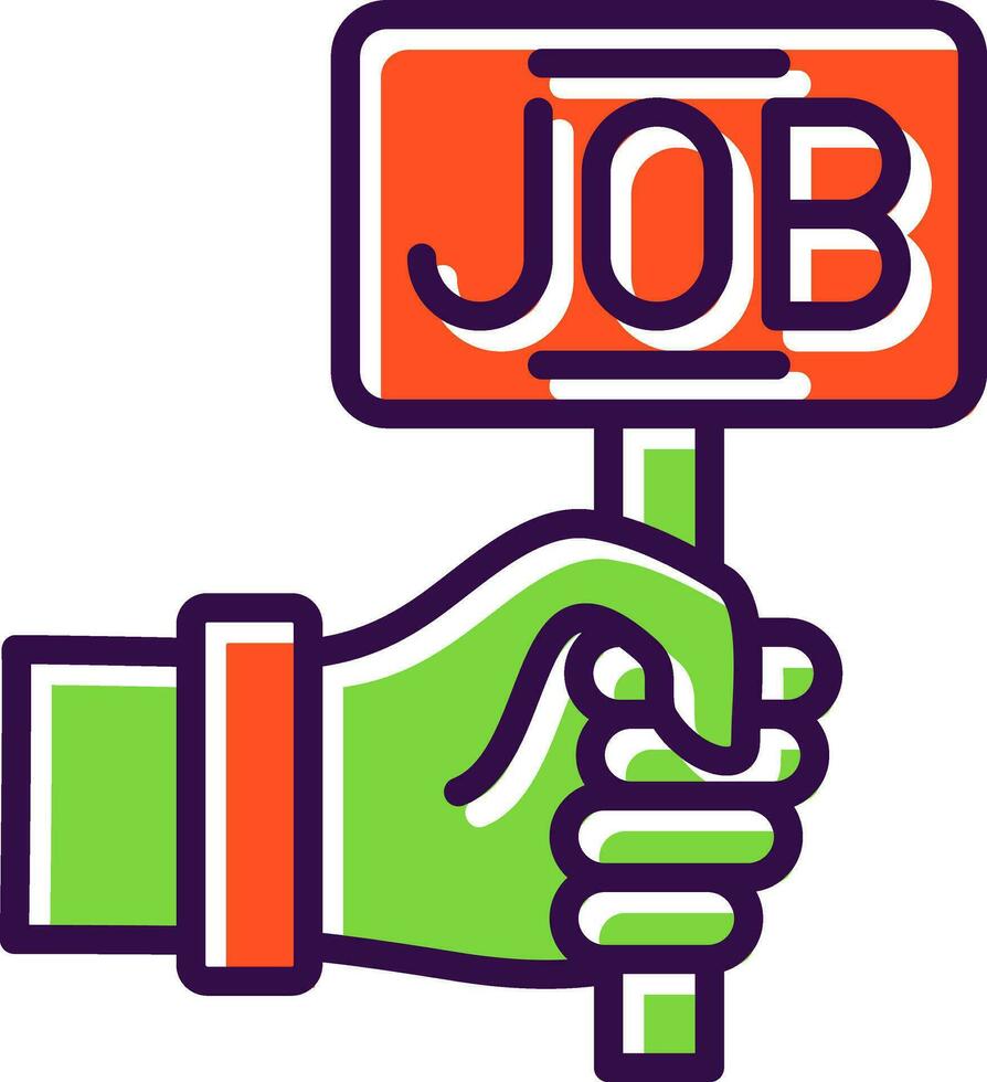 Job Vector Icon Design