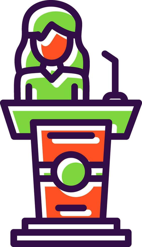 Speech Vector Icon Design
