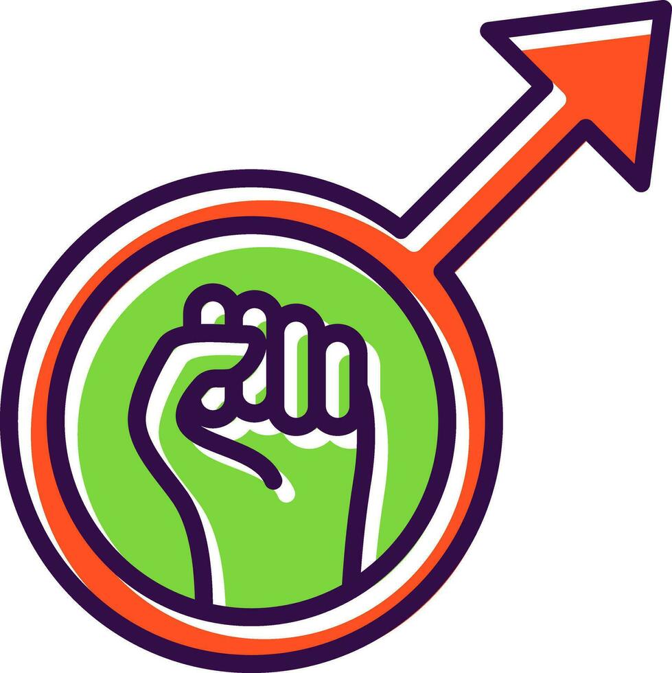 Feminism Vector Icon Design