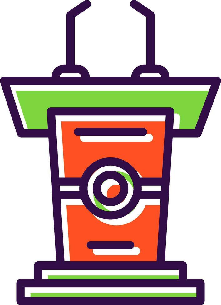 Podium Vector Icon Design