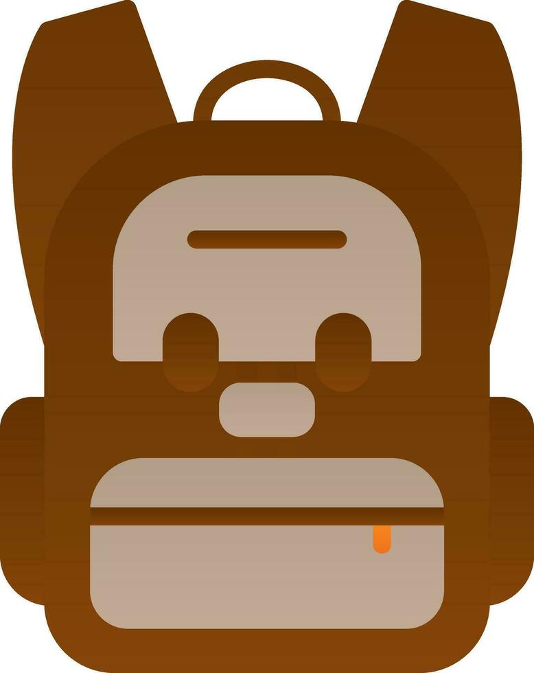 Backpack Vector Icon Design