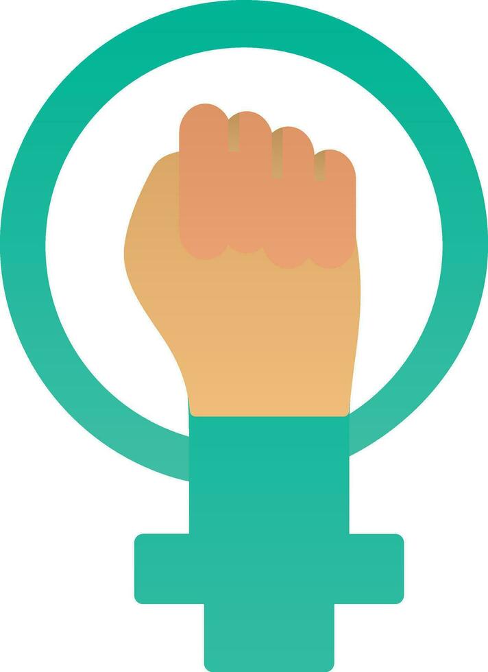 Feminism Vector Icon Design